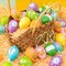 Easter Tree Ornaments, 24pcs Multicolored Hanging Plastic Easter Eggs Easter Tree Decorations Hanging Easter Eggs